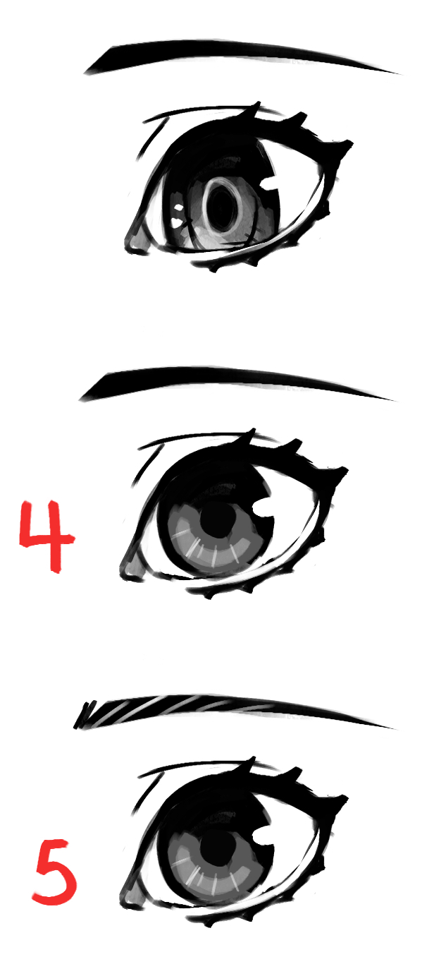 How To Draw Anime Eyes - So that anyone can do it, Omnart