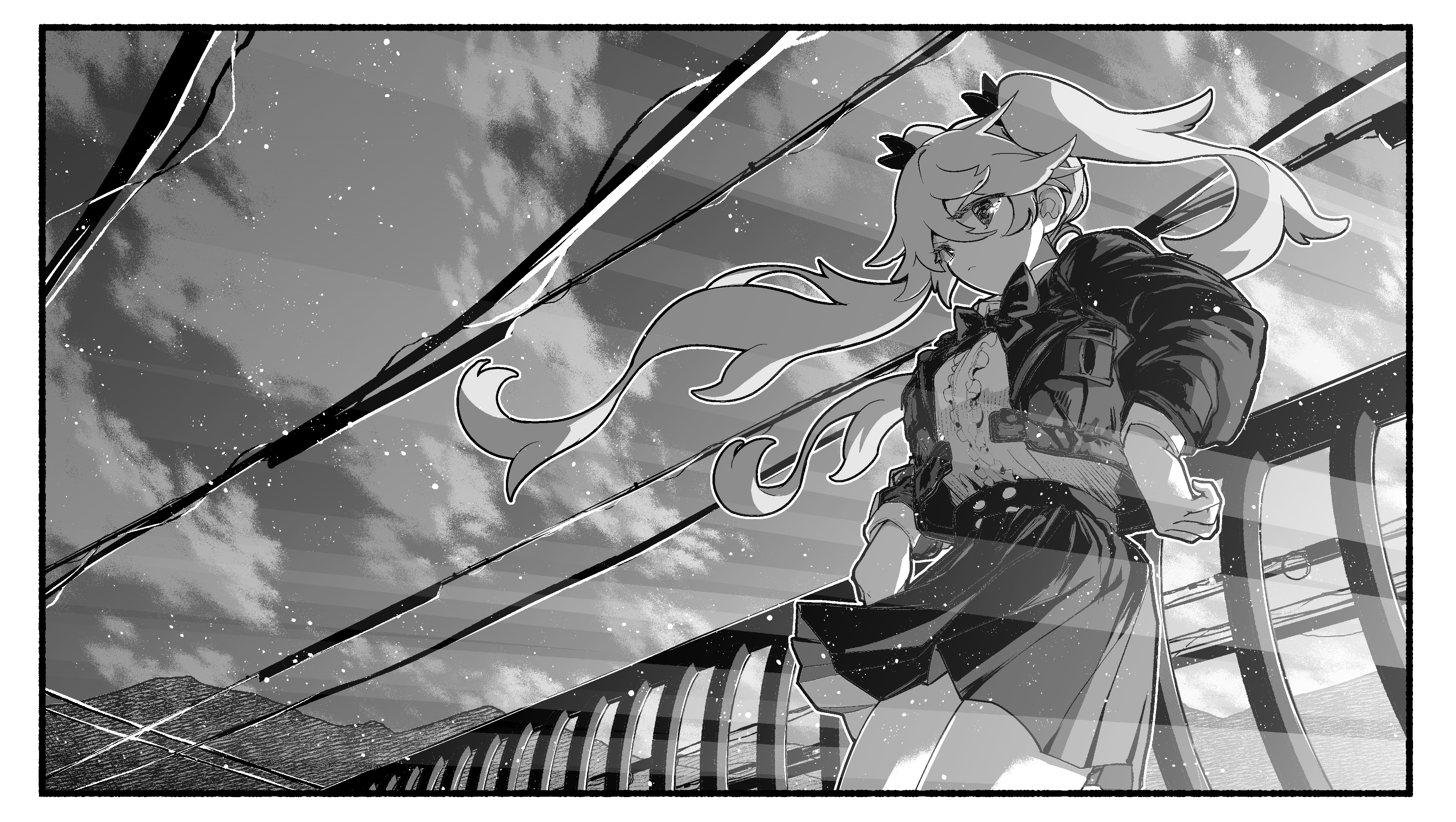 漫画の為の空の描き方 ブラシ素材の配布 
