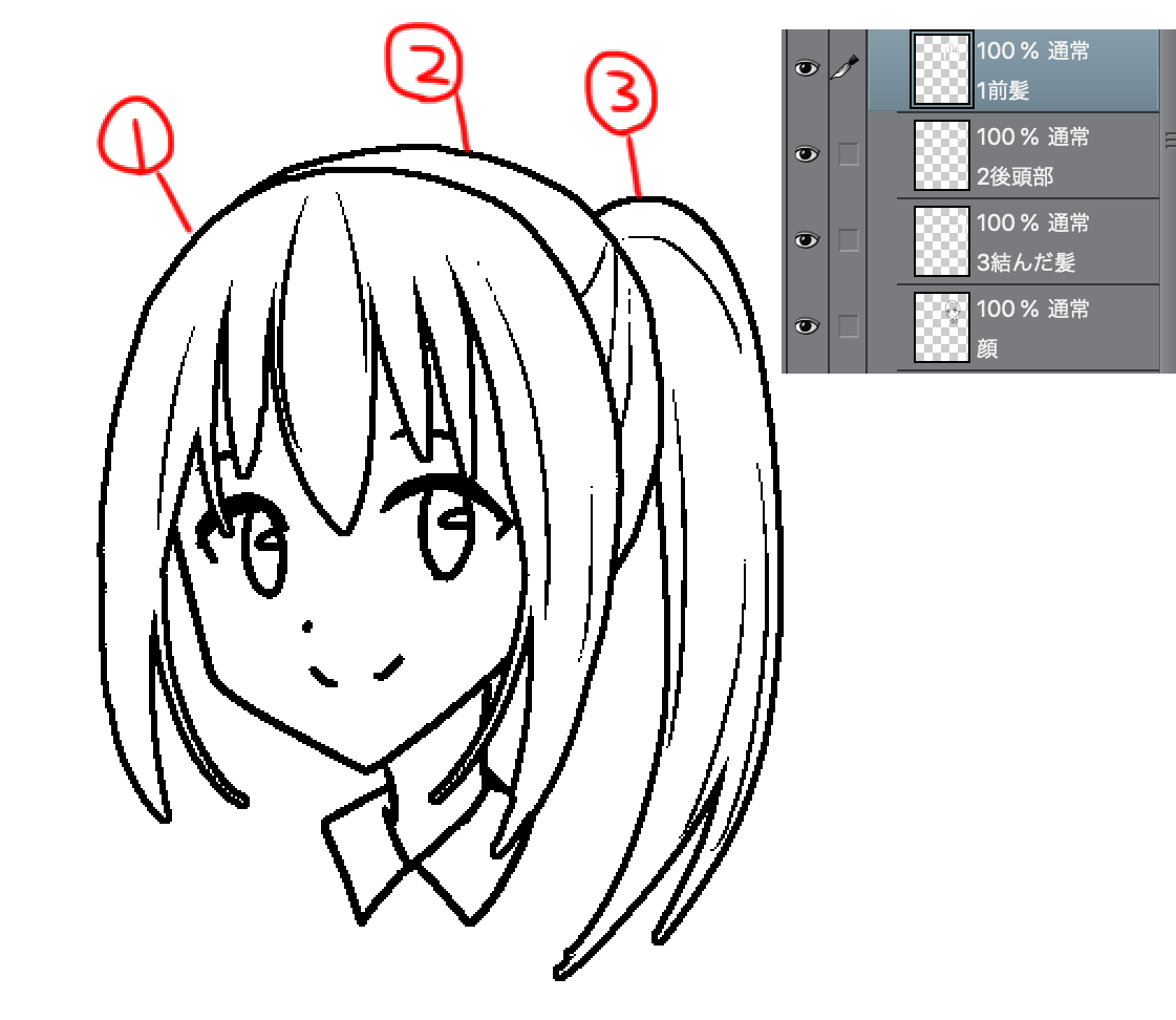 Draw Hair Line Drawing With Border Effect By Kawashita Clip Studio Tips