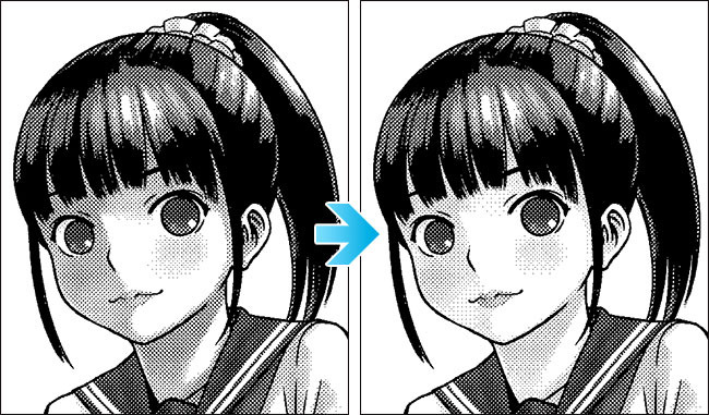 Turning Color Illustrations Into Black And White Illustrations Ex Manga Tones 5 By Clipstudioofficial Clip Studio Tips