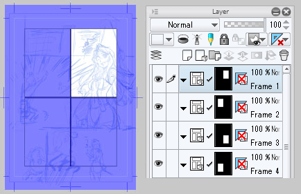 How to make a basic frame border 2 [Manga borders/frames #2] by ...