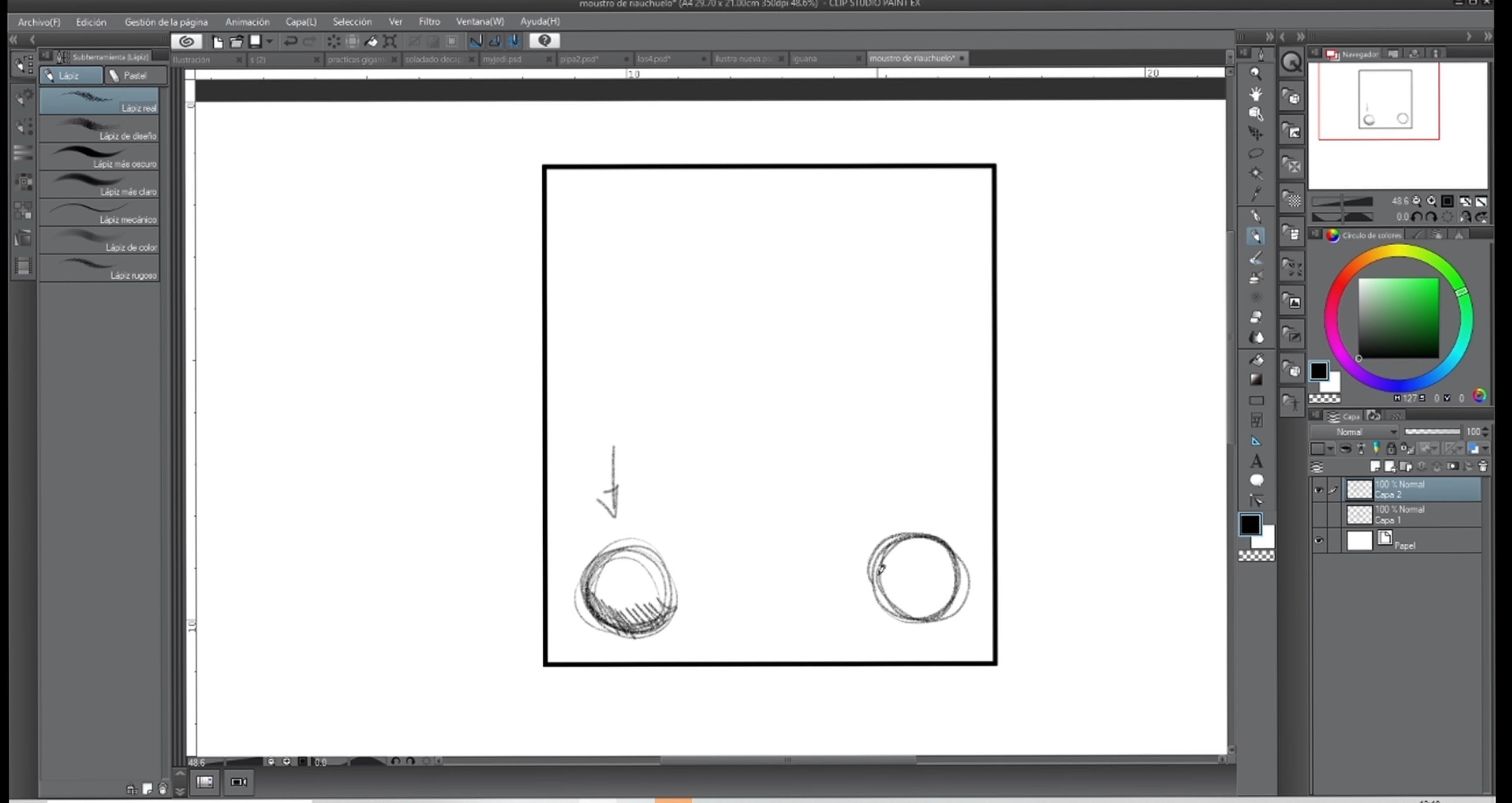 イラストをまとめるコツclipstudio Tips 構成 三分割法など 1 By Andreilustra Clip Studio Tips