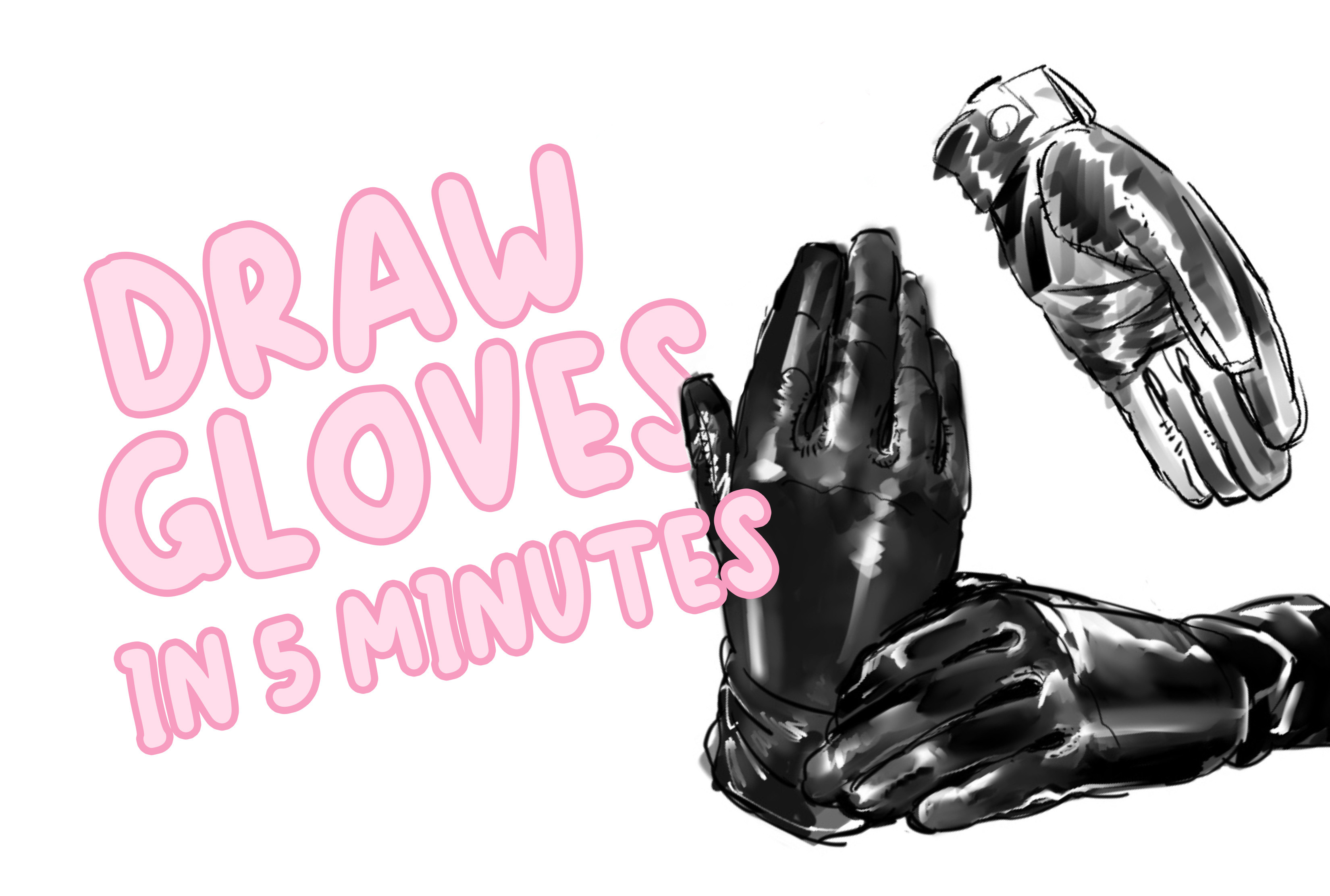 How to Draw a Glove - Easy Drawing Art