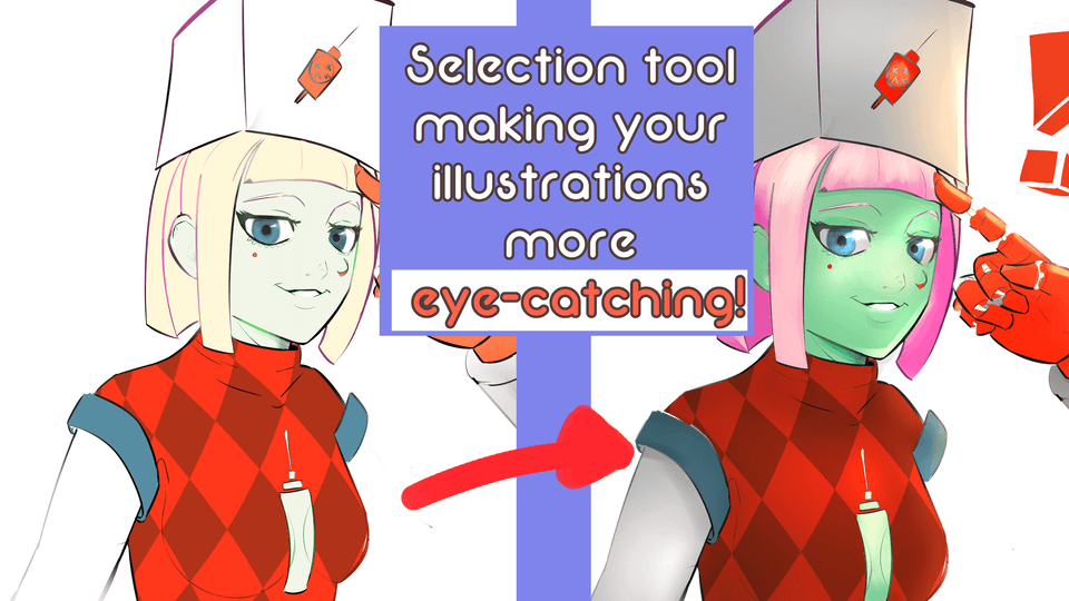 选区工具让你的插画更吸睛！ 作者 REDMONA - 绘画技巧 | CLIP STUDIO TIPS