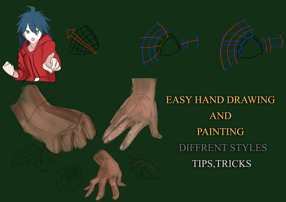 COMMENT DESSINER ET PEINDRE DES GESTES DE MAINS M THODES FACILES 