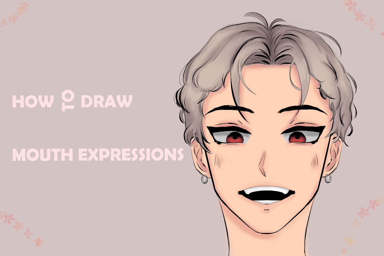 how to draw boy mouth