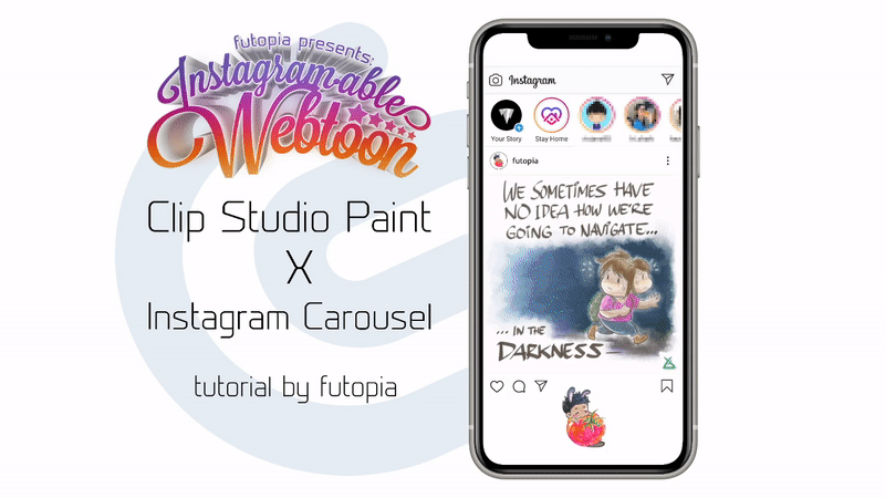 Clip Studio Paint X Instagram Webtoon By Futopia Clip Studio Tips